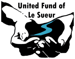 United Fund of Le Sueur with text